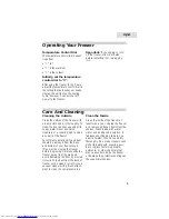 Preview for 6 page of Haier HUM013EA - 1.3 cu. Ft. Capacity Upright Freezer User Manual