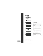 Haier HVFM122ABL User Manual preview