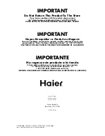 Preview for 32 page of Haier HVTM04ABB User Manual