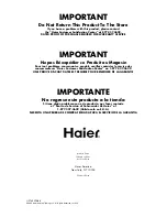 Preview for 32 page of Haier HVTM12DABB User Manual