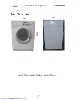 Preview for 14 page of Haier HWD1000 - 1.7 cu. Ft. Washer/Dryer Combo Service Manual