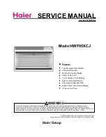 Haier HWF05XCJ Service Manual preview