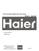 Preview for 1 page of Haier HWM-13.0/S User Manual