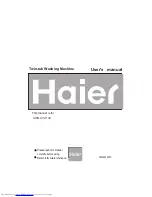 Haier HWM130-113S User Manual preview