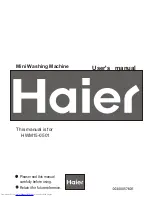 Haier HWM15-0501 User Manual preview