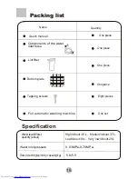 Preview for 18 page of Haier HWM50-10 User Manual