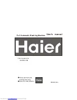 Preview for 1 page of Haier HWM50-10B User Manual