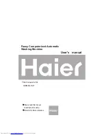 Preview for 1 page of Haier HWM50-10H User Manual