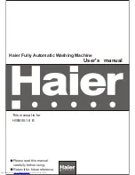 Preview for 1 page of Haier HWM50-18 B User Manual