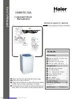 Haier HWM60-10A User Manual preview