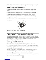 Preview for 8 page of Haier HWM75TLA Use & Care Manual