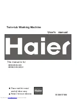 Haier HWM80-0626S User Manual preview