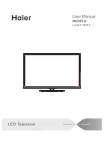 Preview for 1 page of Haier LE22F33800 User Manual