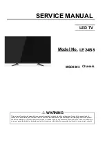 Preview for 1 page of Haier LE24B8 Service Manual