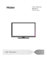 Haier LE24F33800 User Manual preview