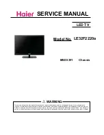 Haier LE32F2220a Service Manual preview