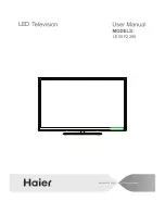 Preview for 1 page of Haier LE50F2280 Manual