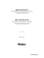 Preview for 28 page of Haier LW-120HB User Manual