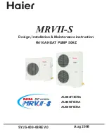 Preview for 1 page of Haier MRVII-S AU28FHEPA Design, Installation & Maintenance Instruction