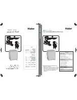 Haier ONX-1010 User Manual preview