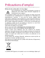 Preview for 3 page of Haier W757 (French) Manuel D'Utilisation