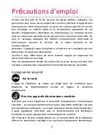 Preview for 4 page of Haier W757 (French) Manuel D'Utilisation