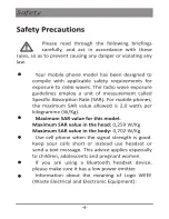 Preview for 4 page of Haier W970 User Manual