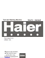Haier XPB58-113S User Manual preview