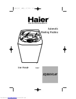 Preview for 1 page of Haier XQB60-91AF User Manual