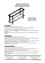 Preview for 1 page of Hailey Home AT1556 Assembly Instructions Manual