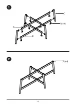 Preview for 4 page of Hailey Home CT0071 Assembly Instructions