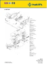 Preview for 10 page of Haklift LOABT800 Original Instructions Manual