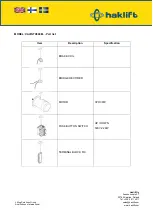 Preview for 56 page of Haklift VAVINTH300EL Original Instructions Manual