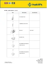 Preview for 60 page of Haklift VAVINTH300EL Original Instructions Manual