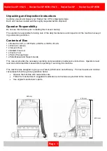 Preview for 2 page of Hako Robotic Rocket Vac XP +PLUS Instruction Manual