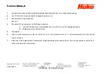 Preview for 30 page of HAKO 6300.10 Service Manual