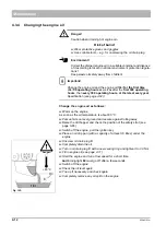 Preview for 116 page of HAKO Citymaster 2000 Operation And Maintenance Instructions