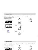 Preview for 9 page of HAKO Hamster 500 E Instruction Manual