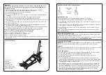 Preview for 2 page of Halfords TH33013B Instruction Manual