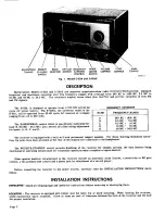 Preview for 2 page of Hallicrafters S-53A Operating And Service Instructions