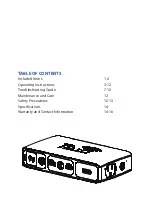 Preview for 4 page of Halo Bolt ACDC Wireless Operating Instructions Manual