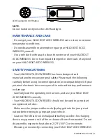 Preview for 16 page of Halo Bolt ACDC Wireless Operating Instructions Manual