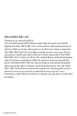 Preview for 2 page of Halo Bolt Air+DC Operating Instructions Manual