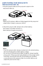 Preview for 10 page of Halo Bolt Air+DC Operating Instructions Manual