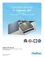 Halton Capture Jet KVESJ Operator'S Manual preview