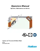 Preview for 1 page of Halton KVE-WW Operator'S Manual