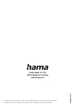 Preview for 6 page of Hama 00086516 Operating Instructions Manual