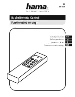 Hama 00121956 Operating Instructions Manual preview