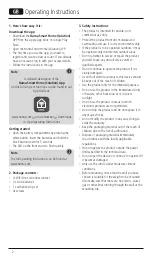 Preview for 2 page of Hama 00176553 Operating Instructions Manual