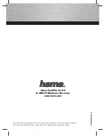 Hama 12084 Operating Instructions Manual preview